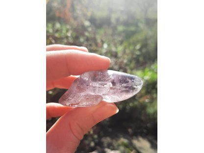 Amethyst mit Rauchquartz speziell Annunaki 5,5cm