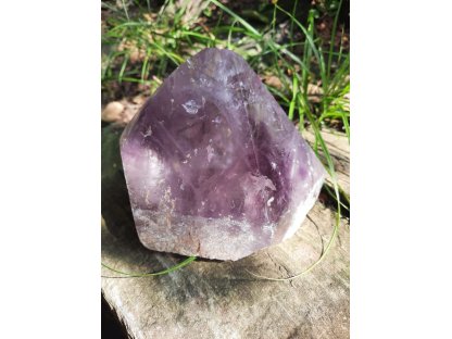 Amethyst spitze Point polished extra 14cm 2