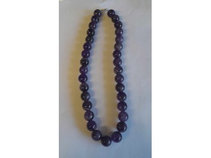 Amethyst Necklace  18 mm extra 2