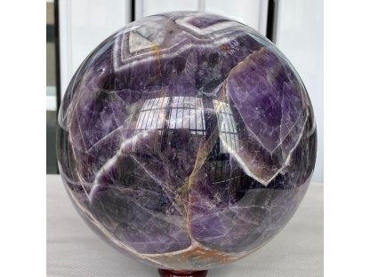 Ametyst Chevron koule 15cm 