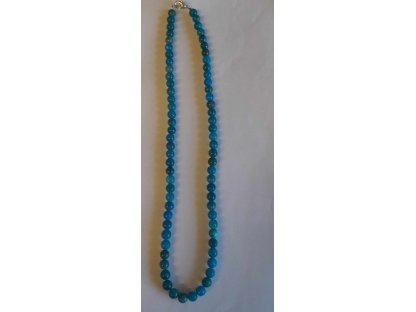 Necklace beaded stones Apatite-6mm 