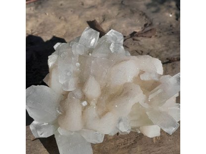 Apophylit with Stilbite cluster extra 11cm