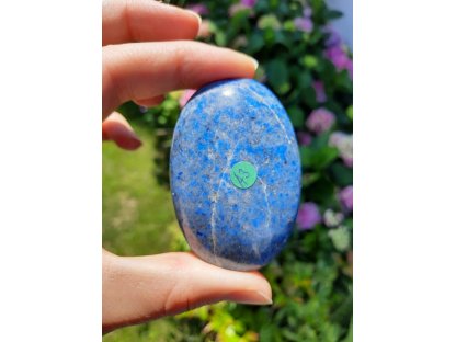 Azurite extra Plochy/Soap Stone/Handsch 7cm