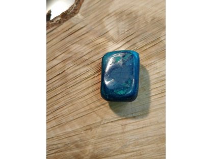 Azurite mit Malachite -3 cm trommel stein
