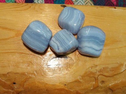 Chalcedon - Modry/Blue lace agate 2,5cm
