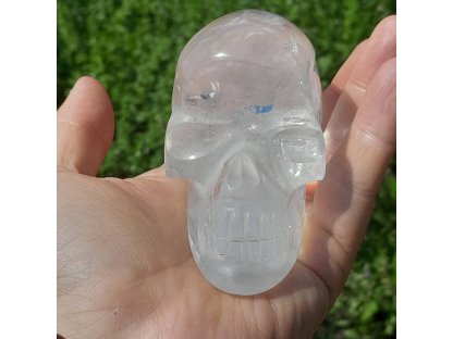 Long head *Annunaki*crystal skull special 12cm EXTRA *Sirius Quartz*