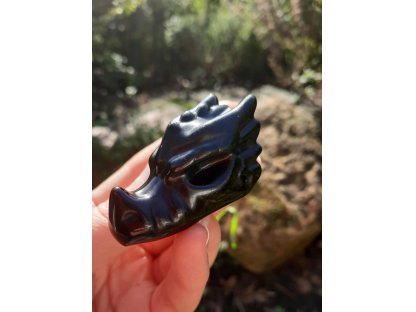 Drak černy Obsidian 5cm