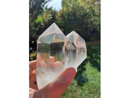 Twin Flame Crystal 10cm  clear extra