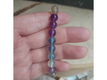 Regebogen Fluorite Armband Extra 8mm 2