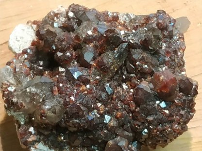 Granat,Garnet,Spessartin s Zahněda/with Smokey quartz/Rauch quartz 6cm ⚝