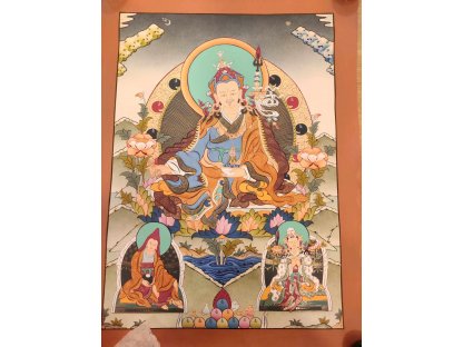 Guru Padmasambhava Thangka-special  with Gold