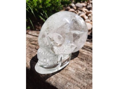 Himalayan Crystal skull chloride inclusion 12cm Extra