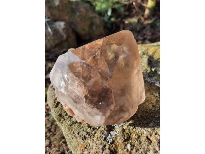 Himalajski/Himalayan Zahněda Křisátl/Smokey quartz/Rauch quartz extra 9cm Duha/Rainbow/Regebogen