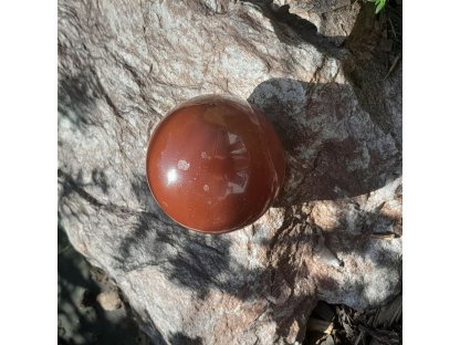 Ball red Jasper  with Hematite *Iron* 3,5cm