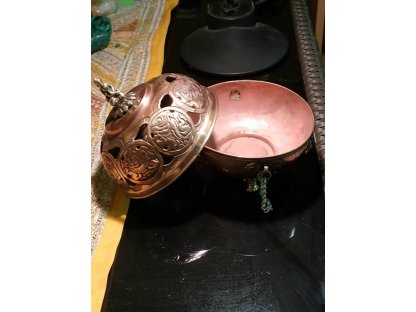 Incense Burner Copper material  13,5cm