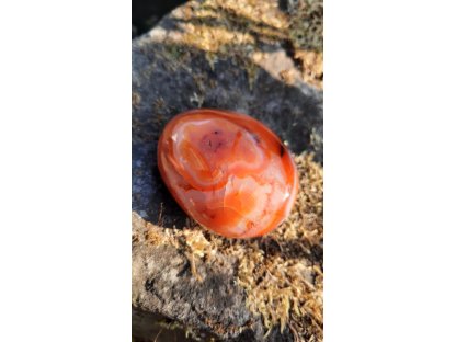 Carnelian soap stone 5cm
