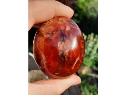 Carnelian  soap stone dark extra  6,5cm 2