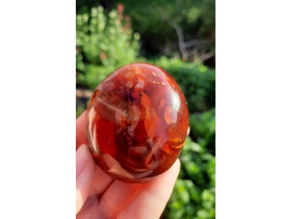 Carnelian  soap stone dark extra  6,5cm