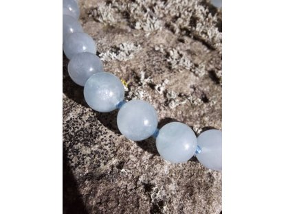 Korale/necklace/halskette aquamarine 10mm