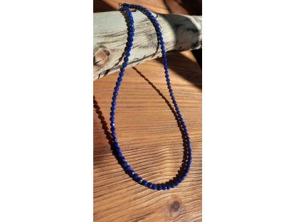 Korale/Necklace/Halskette Lapis Lazuli 4mm 55cm 2