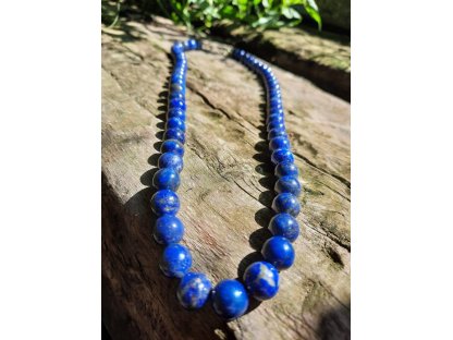 Lapis Lazuli necklace 8 mm 2