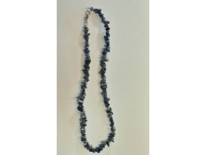 Korale/Necklace/Halskette Sodalite  sekani/chip stone/Splittiert