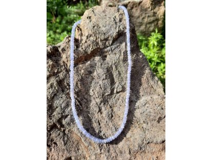 Korale/Necklace/Halskette Tanzanite facetovany/Necklace button