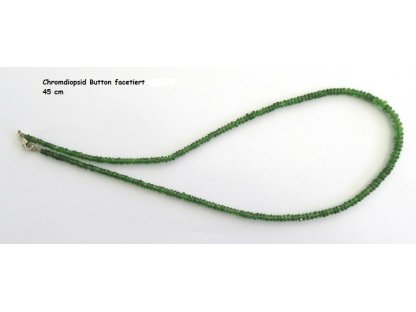 Necklace Diopside 4mm RARE