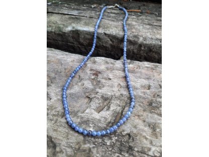 Koralle/Necklace/Halskette Necklace Tanzanite 4 mm