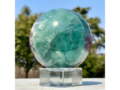 Koule duhovy Fluorite 6,5cm 2