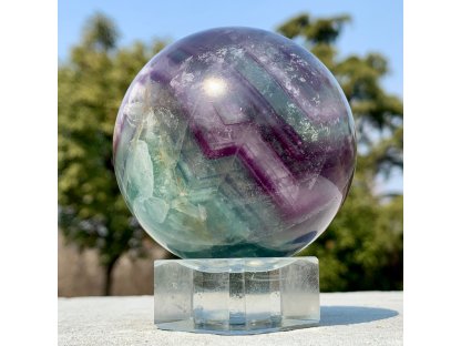 Koule duhovy Fluorite 6,5cm