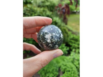 Koule/Sphere/Kugel Preseli Blue Stone/Dolerite/Stonehenge kámen/stone 3-4cm 2