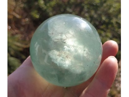 Koule/Sphere/Kugel Zeleny/Green/Grunes Fluorite 6cm