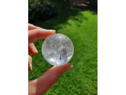 Koule z pravého  křišťálu/Duha/Crystal ball with Rainbows  4,5cm 2