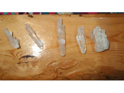 Křišťál/Crystal/BergKristal Faden Maly/Small ones 1-1,5cm ⚝