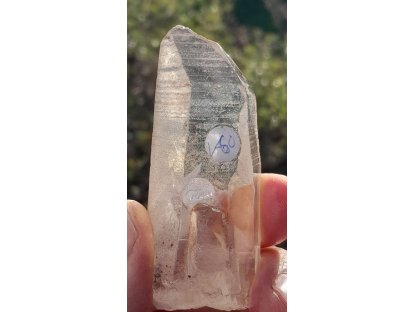 Křistál /Crystal/Bergkristall 7,5cm mit  Schlüssel 2