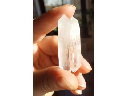 Křistál/Crystal/Bergkristall Dvasobny/Dvojčata/Double point/Twin quartz 4cm