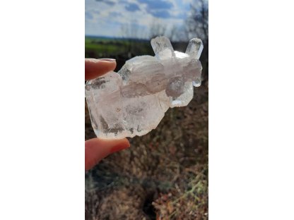 Křistál /Crystal/Bergkristall Faden 11cm extra