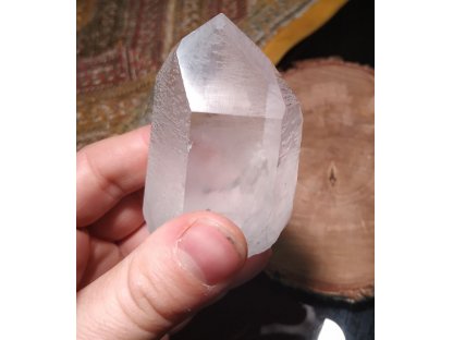 Křistál /Crystal/Bergkristall spitze 7cm