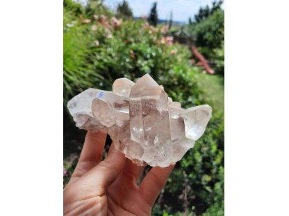 Křistál drůza/Crystal Cluster/Bergkristall 11cm 2