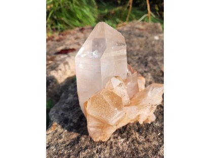 Křistál drůza/Crystal Cluster/Bergkristall 13cm 2