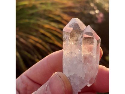Křistál dvojčata speciálny maly/Twin quartz crystall small 4cm