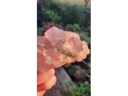 Crystal with Elbait/Melon Tourmaline speciál 6cm