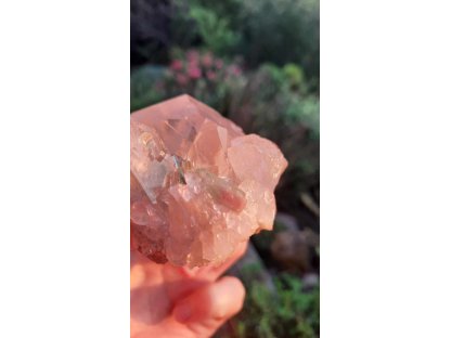 Crystal with Elbait/Melon Tourmaline speciál 6cm