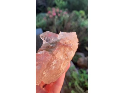 Crystal with Elbait/Melon Tourmaline speciál 6cm