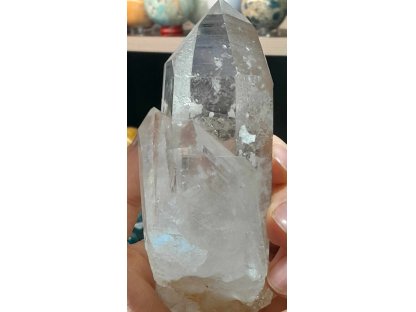 Bergkristall mit kleiner Kristal Extra 11cm