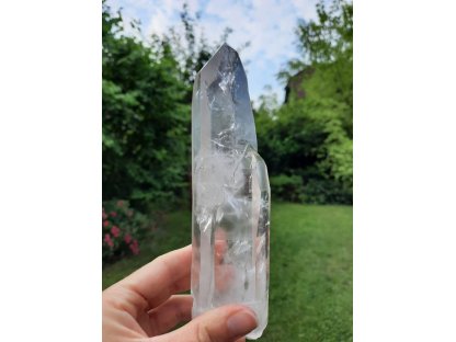 Křistál Spitze Extra Velky /Crystal Point Extra/Bergkristall spitze dvojka/twin 18cm 2