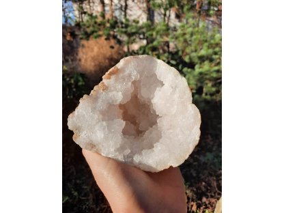 Křišťálová geoda,Crystal Geode 14-15cm 2