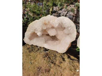 Berg Kristall geoda Grossem 19cm/20cm-aus Marokko.