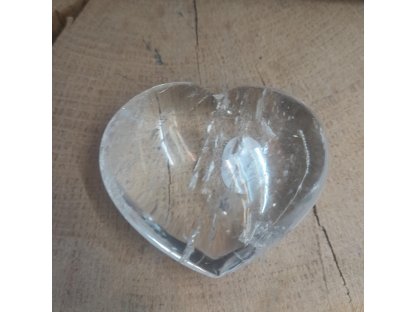Křistálove velky Srdce 7,5cm extra čiry